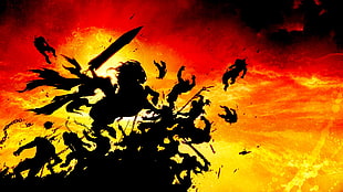 silhouette of horse, Darksiders, video games