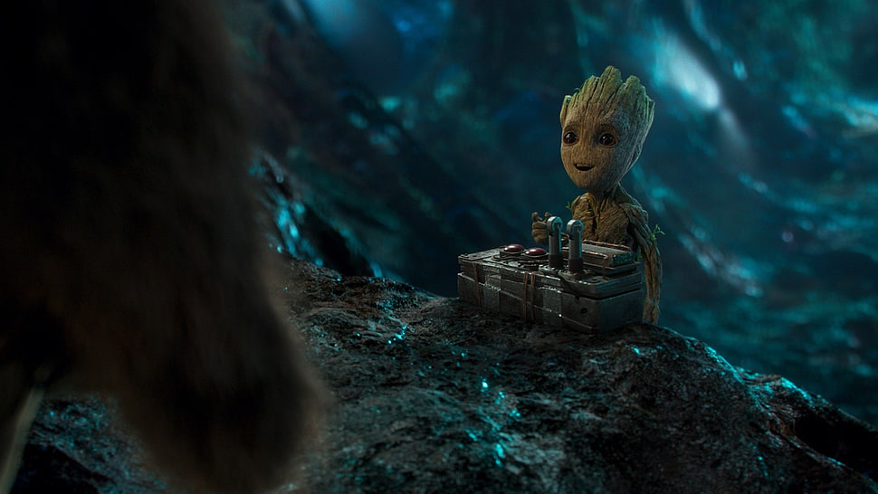 Marvel Guardians of the Galaxy Vol.2 Baby Groot movie still, Groot, Guardians of the Galaxy Vol. 2, movies, Marvel Comics HD wallpaper