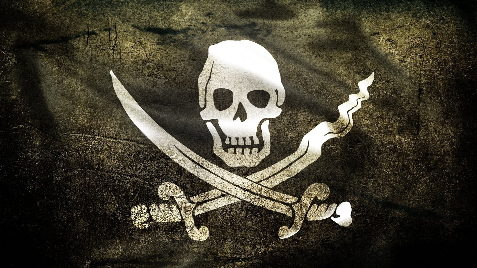 black pirate flag, pirates, flag, skull, grunge