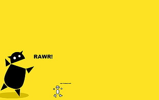 Android Rawr! illustration, threadless, simple, Zero Punctuation, Ben Croshaw