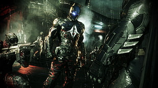game digital poster, Batman, Batman: Arkham Knight, Gotham City, video games