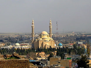 brown mosque, Islam, Islamic architecture