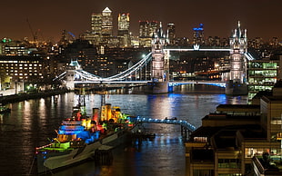 Tower Bridge, London, cityscape, London, England, UK HD wallpaper