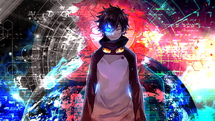 male anime character digital wallpaper, Leonardo Watch, Kekkai Sensen, anime, anime boys