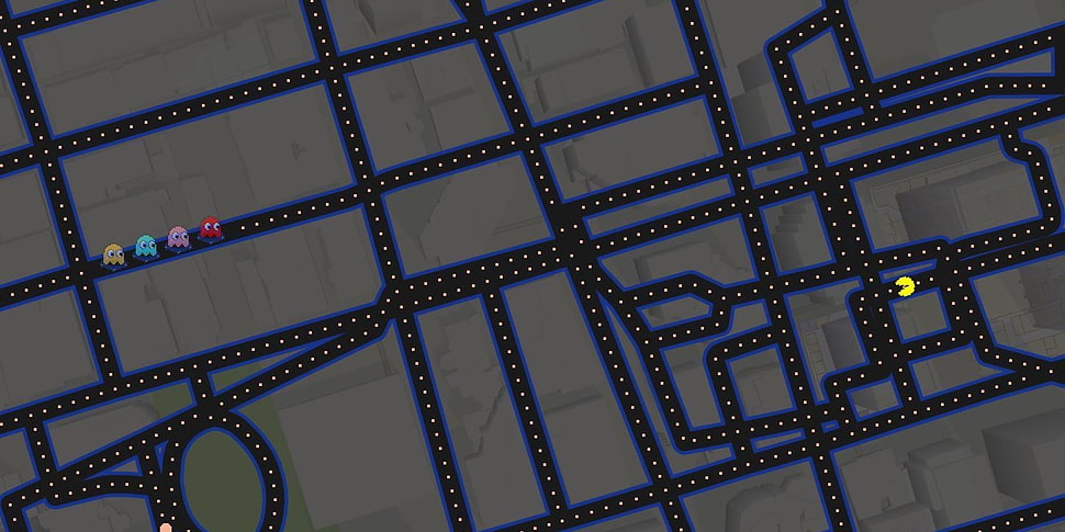PAC-MAN game application HD wallpaper