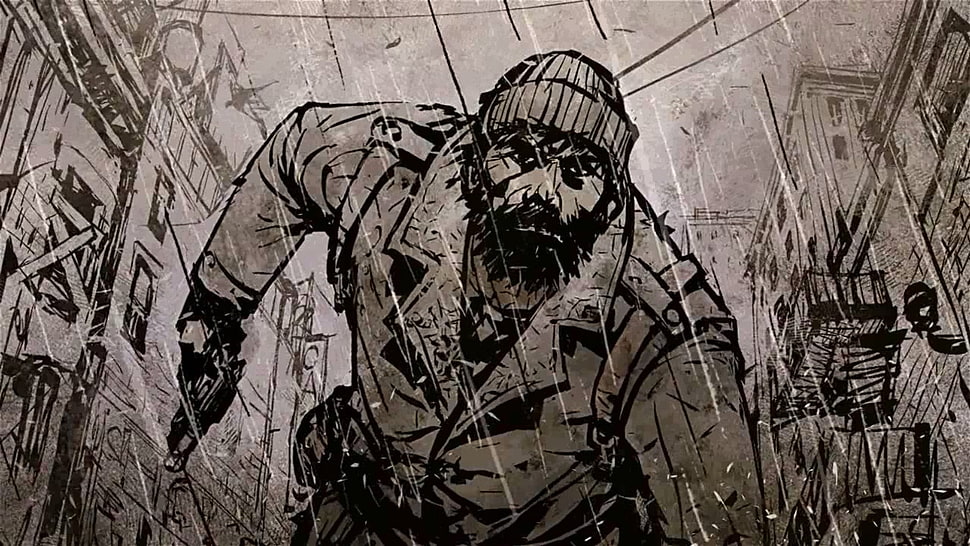 black and gray comic book paghe, video games, Deadlight HD wallpaper