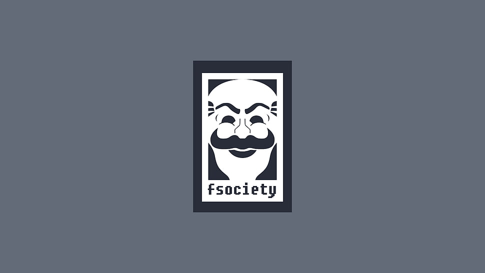 FSociety logo, Mr. Robot, fsociety, logo, TV HD wallpaper