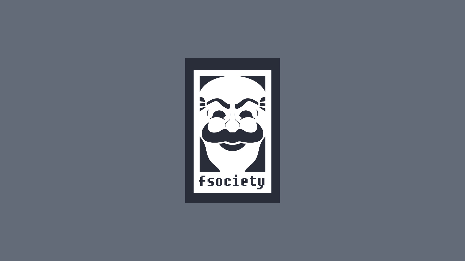FSociety logo, Mr. Robot, fsociety, logo, TV