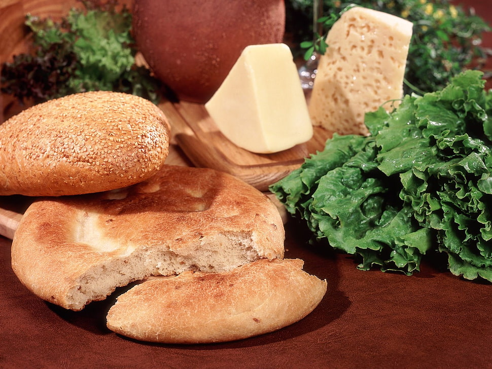 bread , cheese and vegetable HD wallpaper
