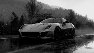 black coue, car HD wallpaper