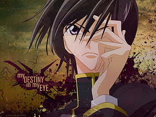 my Destiny in my eye anime poster