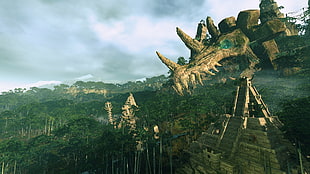 green leafed trees, Total War: Warhammer II, Lizardmen, video games, forest