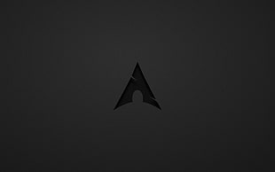 Arch Linux, Linux, dark gray, Archlinux HD wallpaper