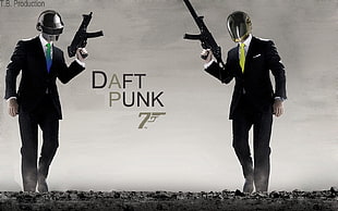 Daft Punk poster HD wallpaper