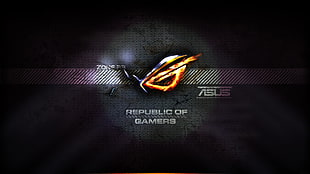 ASUS Republic of Gamers logo HD wallpaper