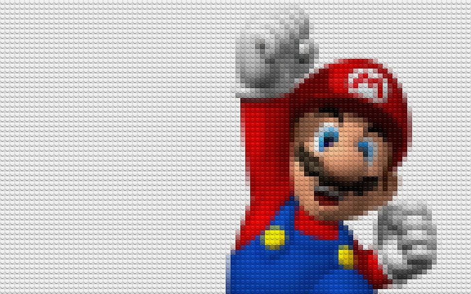 Super Mario illustration HD wallpaper