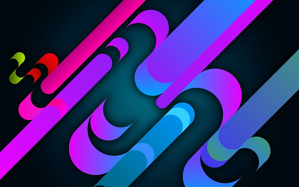 multi-colored abstract illustration wallpaper HD wallpaper