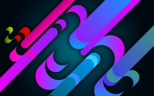 multi-colored abstract illustration wallpaper