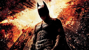 Batman digital wallpaper, movies, The Dark Knight Rises, Batman