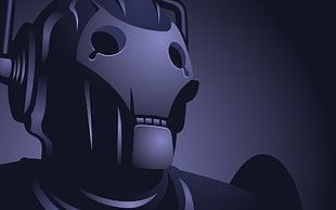 gray and black masked warrior digital wallpaper, Doctor Who, Cybermen