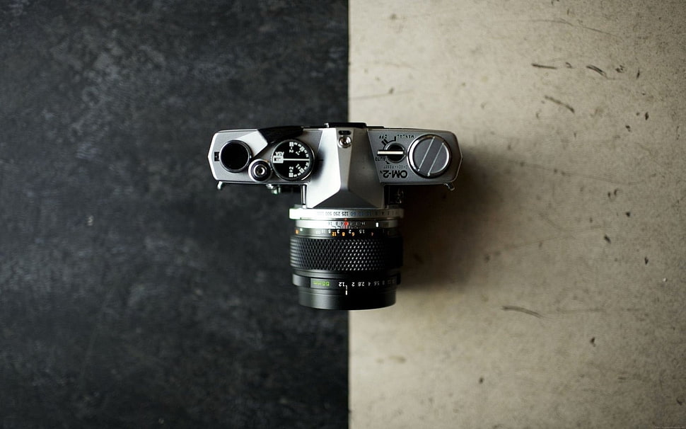 grey and black camera HD wallpaper