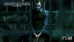 Joker sitting black bench HD wallpaper