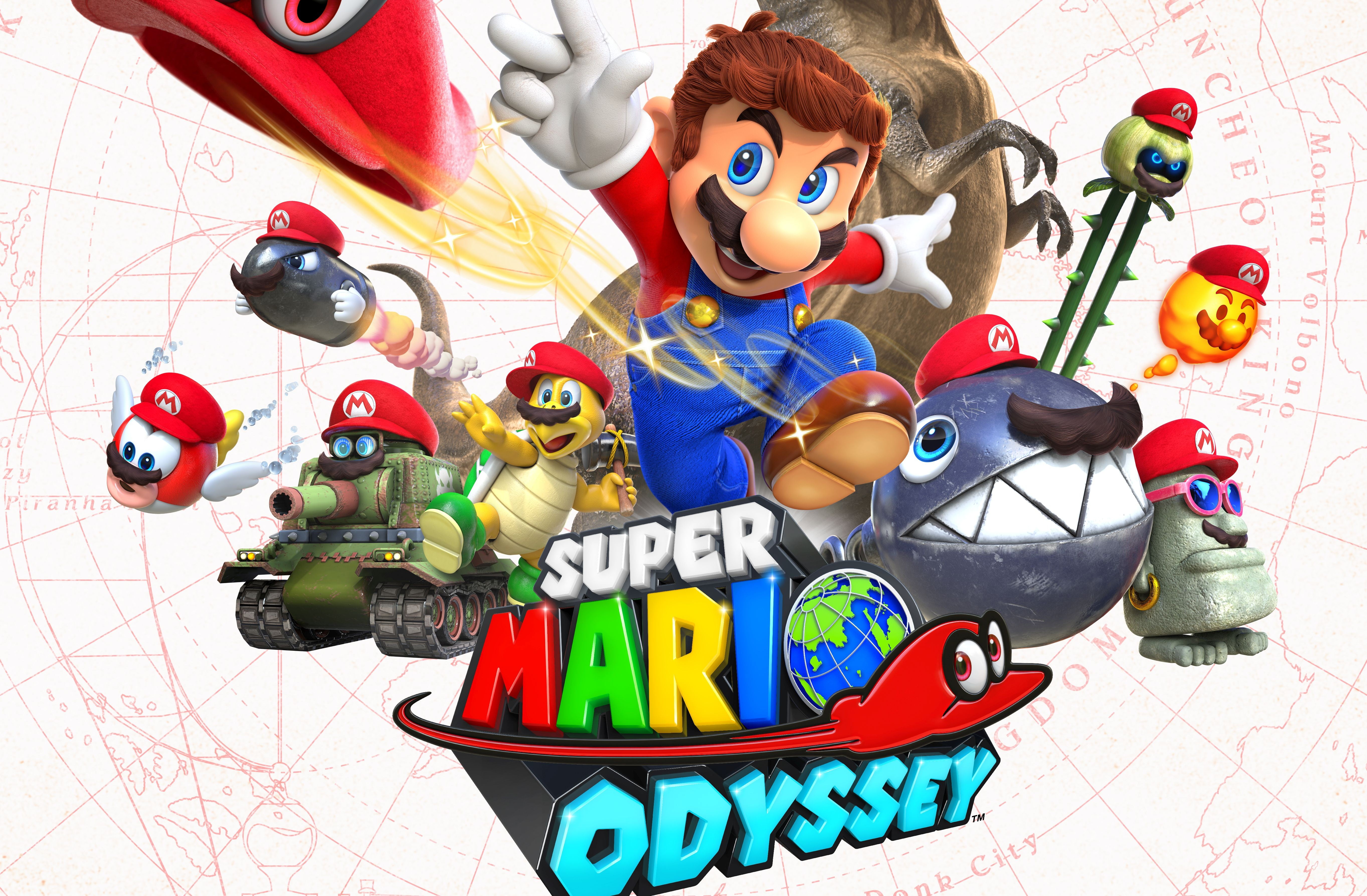 Wallpaper Super Mario Odyssey 4k 5k E3 2017 Games 13716