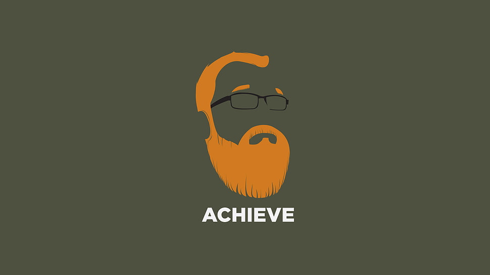 Achieve illustration, AH, Achievement Hunter, Achieve, Rooster Teeth HD wallpaper