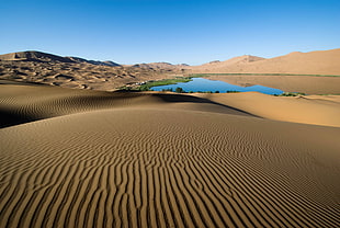 landscape photography of desert HD wallpaper