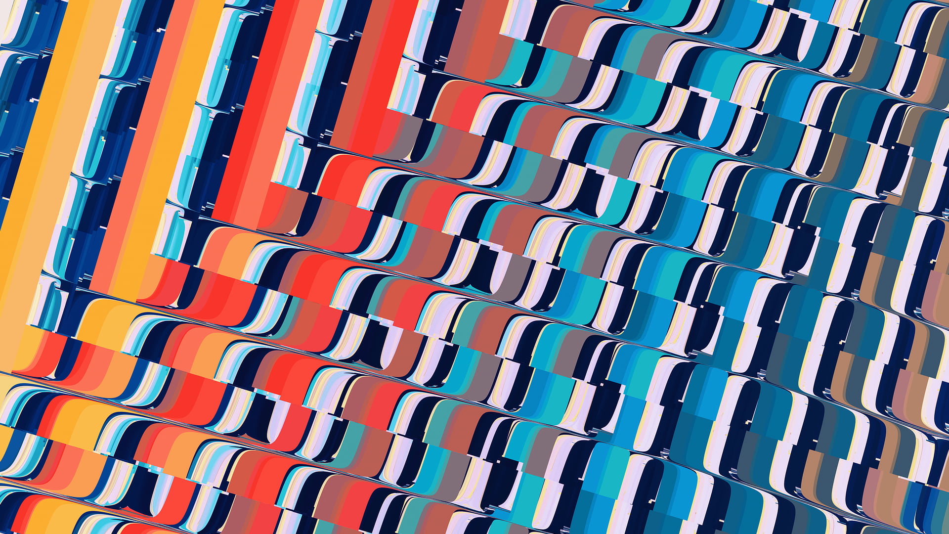 multicolored background, yellow, orange, red, cyan