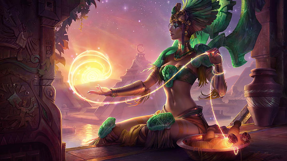 Karma (League of Legends), Summoner's Rift HD wallpaper