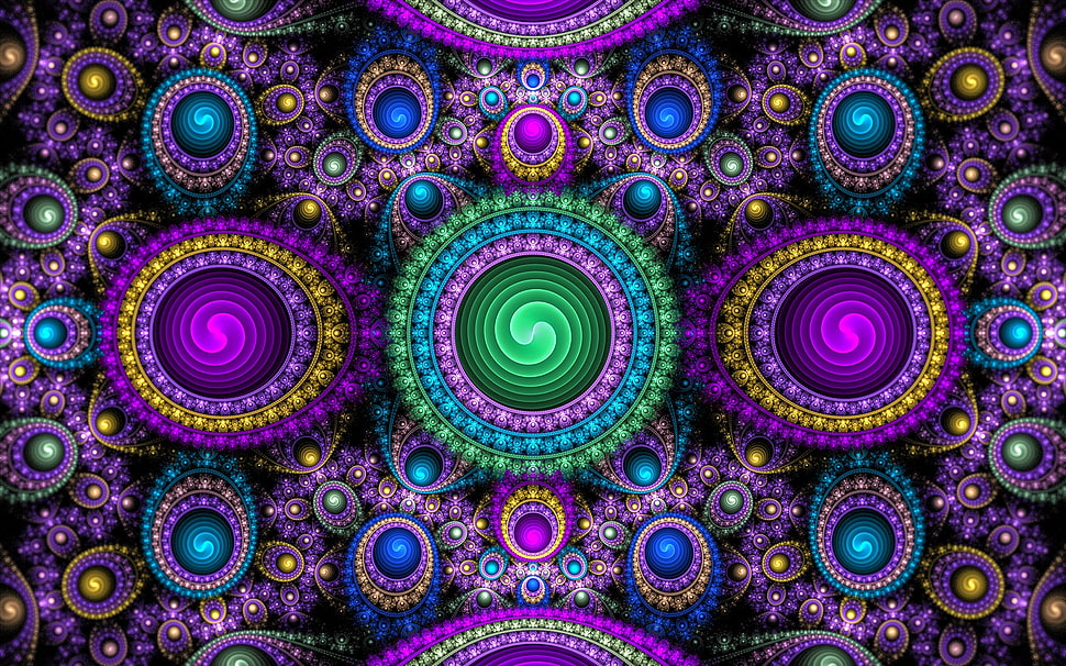 Multicolored decor HD wallpaper