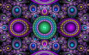 Multicolored decor