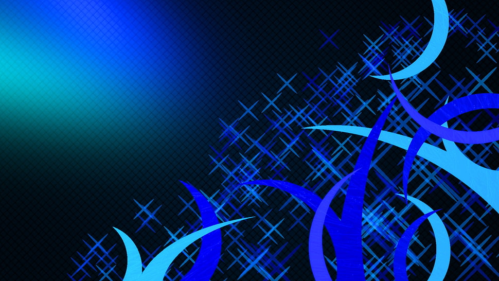 Spots,  Background,  Blue,  Lines HD wallpaper