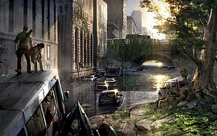 game application digital wallpaper, The Last of Us, apocalyptic, video games