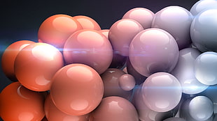 ball illustration digital wallpaper