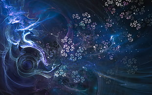 time lapse photo of flower digital wallpaper