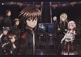 anime characters illustration, manga, Guilty Crown