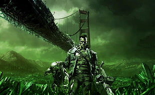 zombie illustration wallpaper HD wallpaper