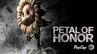 PopCop Petal of Honor game digital wallpaper, plants, Medal of Honor, Plants vs. Zombies