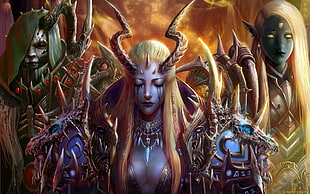 World of Warcraft game digital wallpaper