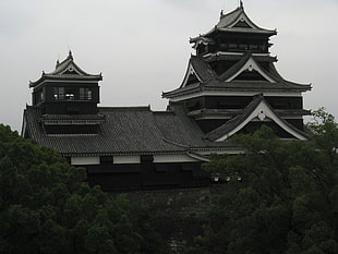 brown pagoda temple, architecture