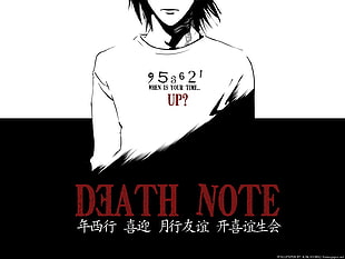 Death Note digital wallpaper, Death Note, Lawliet Lawsford, numbers, artwork