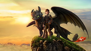 two how to teach your dragon characters, How to Train Your Dragon, How to Train Your Dragon 2, dragon, Toothless