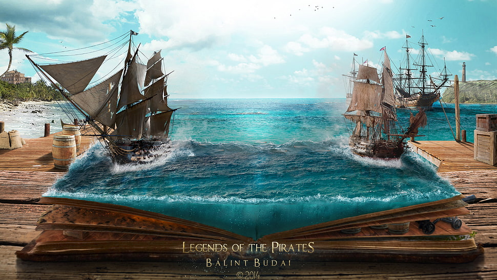 Legends of the Pirates poster HD wallpaper
