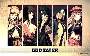 God Eater characters illustration, God Eater, Alisa Ilinichina Amiella