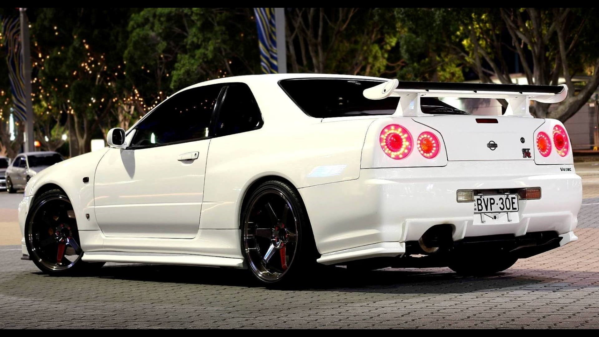 White Nissan Skyline Nissan Skyline Gt R R34 V Spec Ii Nissan Skyline Gt R R34 Nissan Jdm Hd Wallpaper Wallpaper Flare