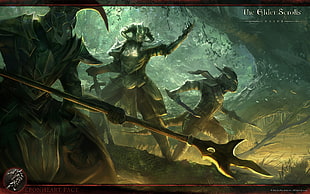 The Elder Scrolls digital wallpaper