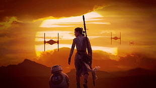 Star Wars movie still HD wallpaper