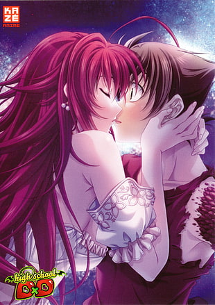 High School DXD Rias Gremory and Isei Hyoudou wallpaper, Highschool DxD, anime, Gremory Rias, Hyoudou Issei